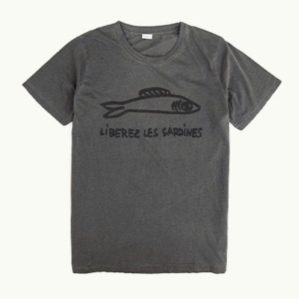 Clare V Gray Short Sleeve Tee